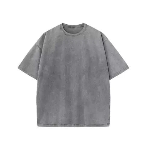 Vintage Washed Street Tee: Classic Look with a Trendy, Worn-In Feel.