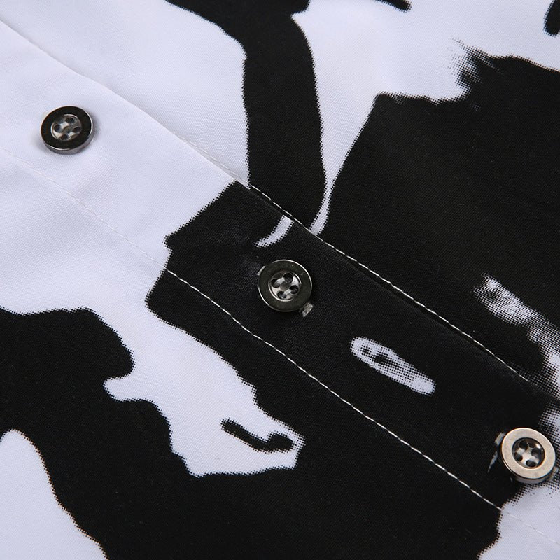 Graphic Cropped Shirt