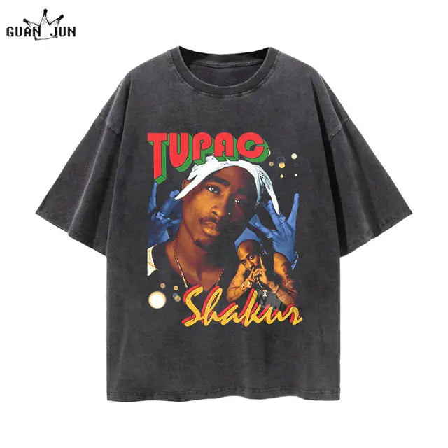 Tupac Grafisch T-shirt