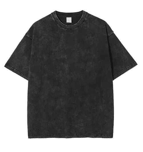 Vintage Washed Street Tee: Classic Look with a Trendy, Worn-In Feel.
