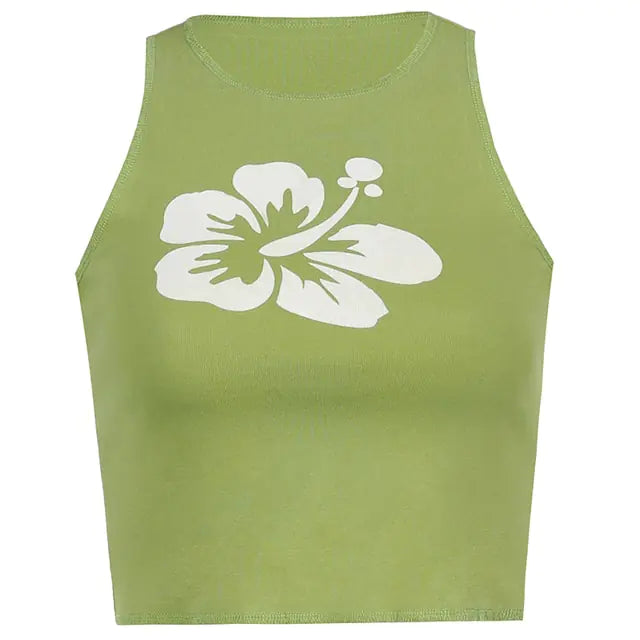 Tanktops met bloemenprint