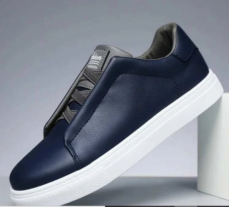 Men's Solid Color Non-slip Fashion Sneakers – Comfortable EverydayWear