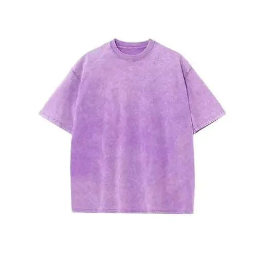 Vintage Washed Street Tee: Classic Look with a Trendy, Worn-In Feel.