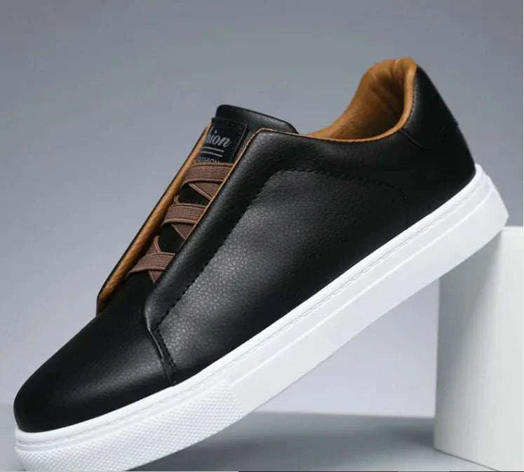 Men's Solid Color Non-slip Fashion Sneakers – Comfortable EverydayWear