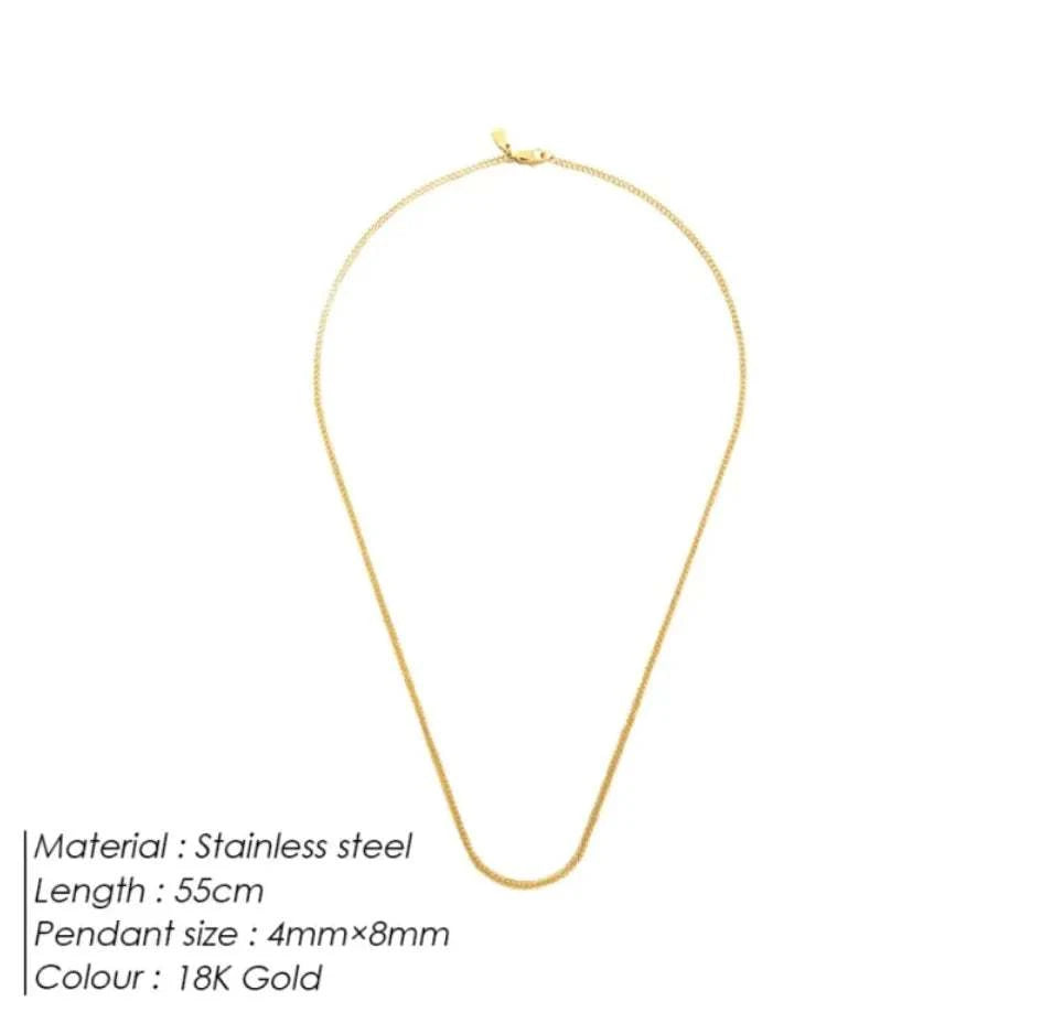 Hip Hop Cuban Link Chain Necklace Crafted in a classic hip hop style