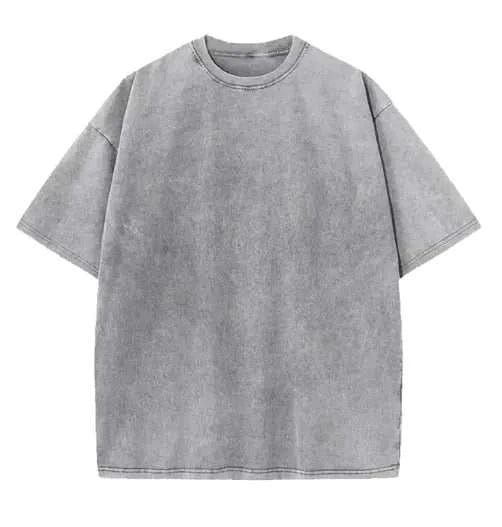 Vintage Washed Street Tee: Classic Look with a Trendy, Worn-In Feel.