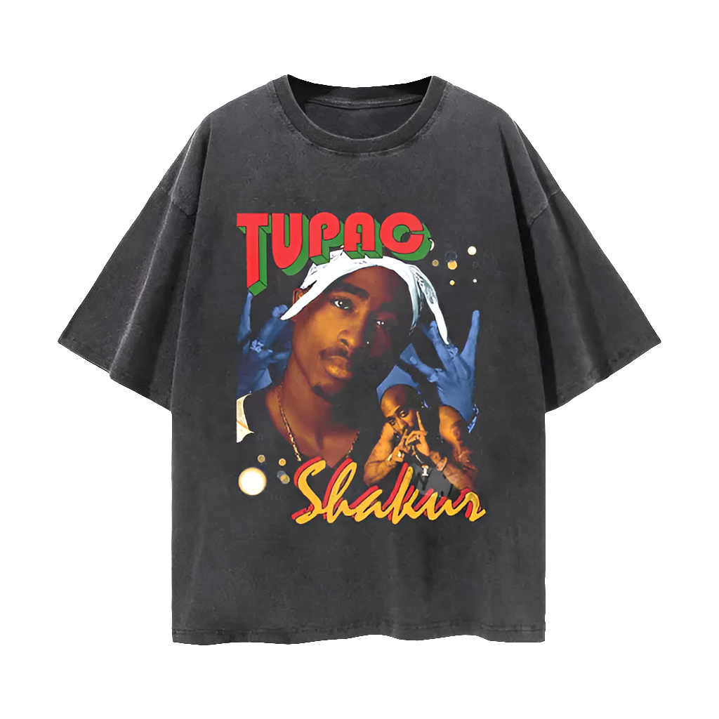 Tupac Grafisch T-shirt