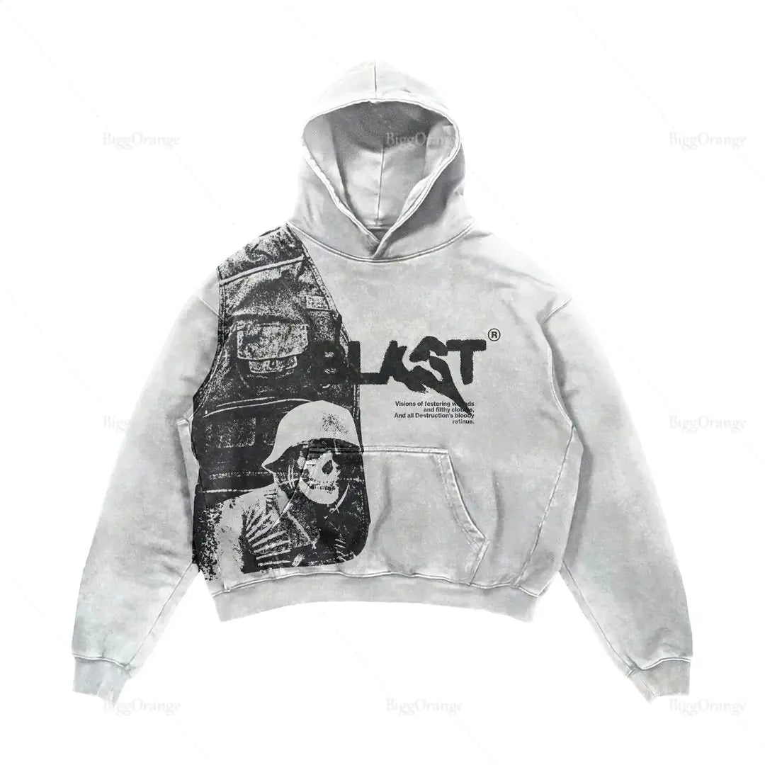 Gothic Fashion Hoodie Express your unique style with our Streetwear