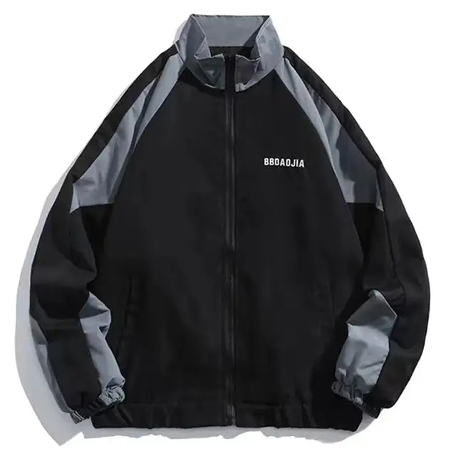 Hip Hop Varsity Jacket This stylish piece combines classic varsity