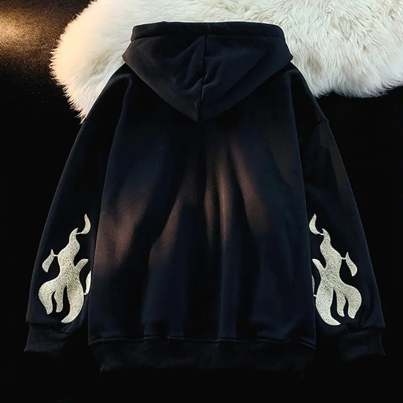 Vintage geborduurde hoodies