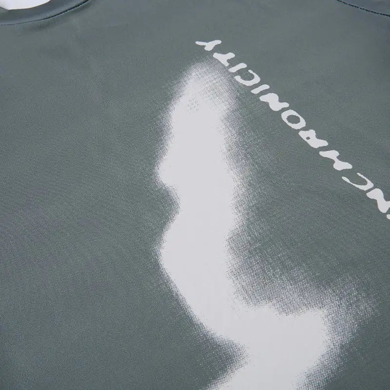 Glow Grafisch Cropped T-shirt