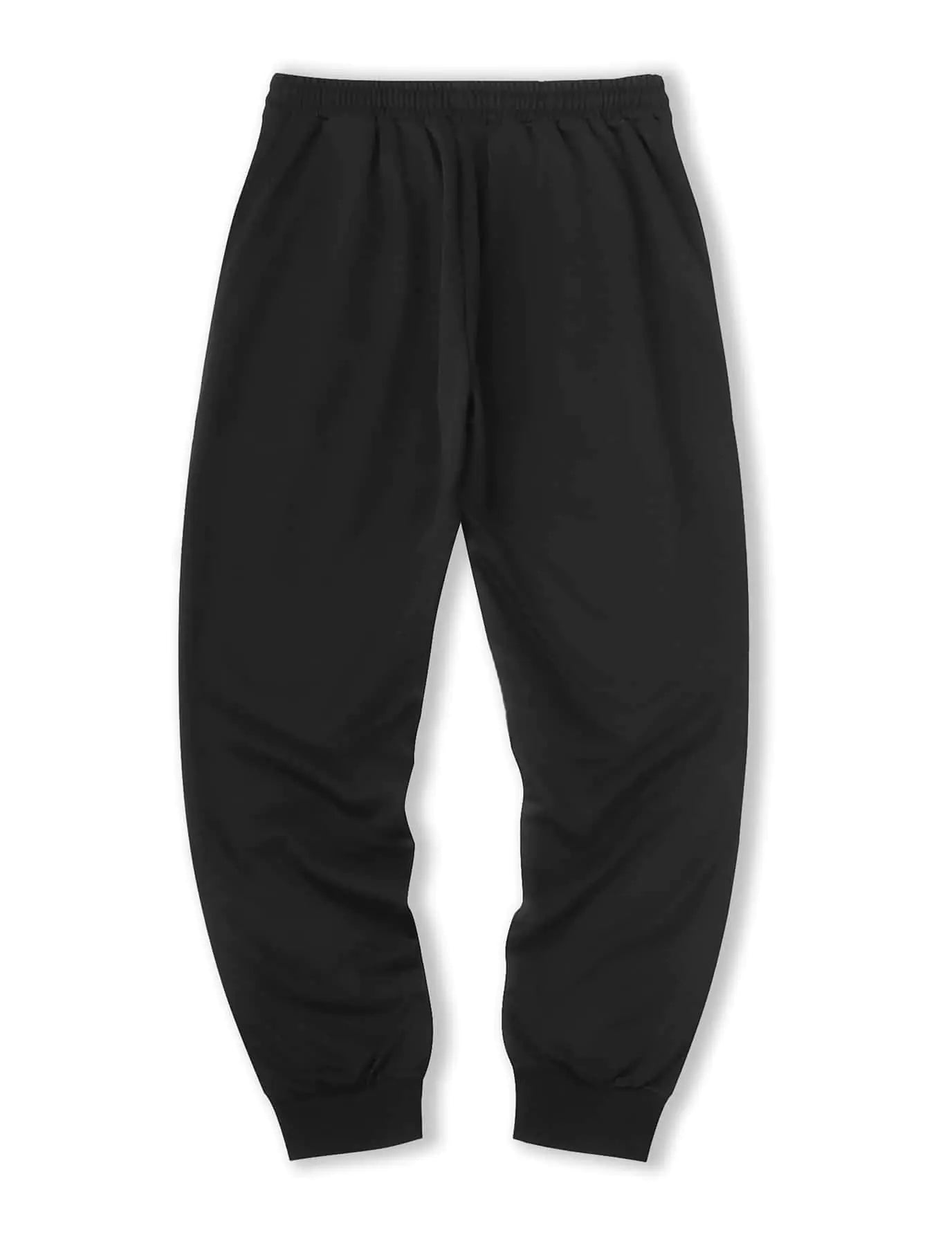 Grafische joggingbroek met trekkoord