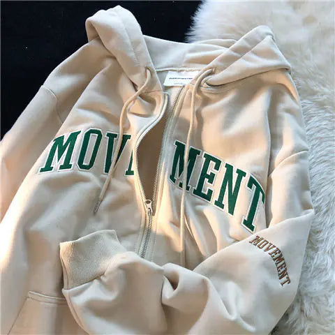 Vintage geborduurde hoodies