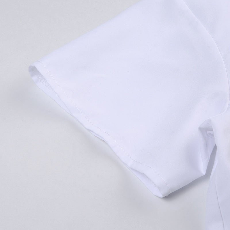 Graphic Cropped Shirt