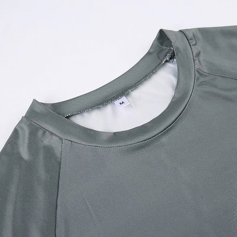 Glow Grafisch Cropped T-shirt