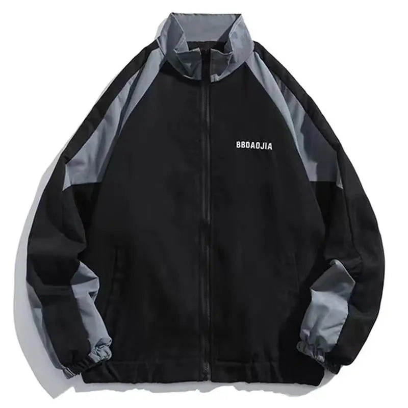 Hip Hop Varsity Jacket This stylish piece combines classic varsity