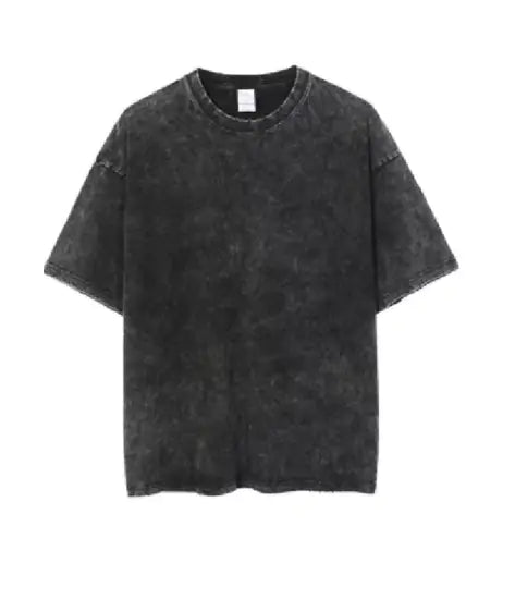 Vintage Washed Street Tee: Classic Look with a Trendy, Worn-In Feel.