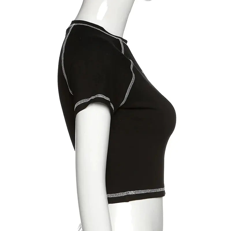 Vintage grafische croptop