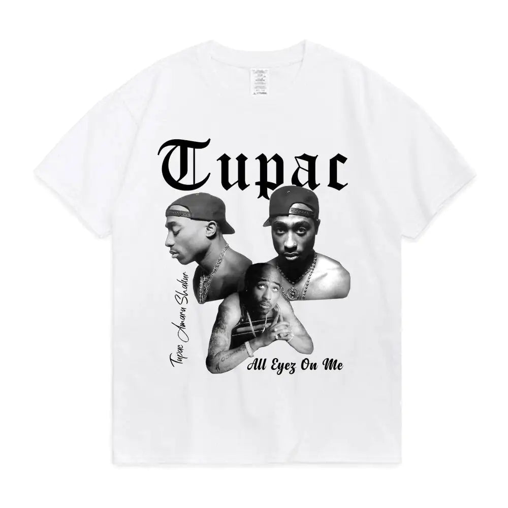 Graphic Tupac Print T-shirt