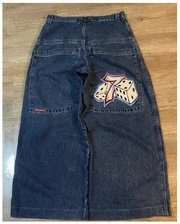 Hip Hop Rock Jeans met wijde pijpen