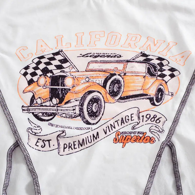 Vintage Grafisch Crop Tee