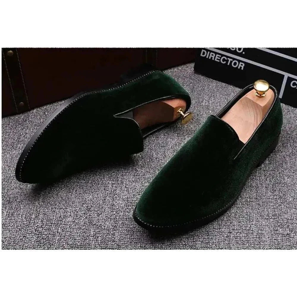 Comfortable Red Bottom Suede Loafers for Men – Stylish,  &Trendy Shoes