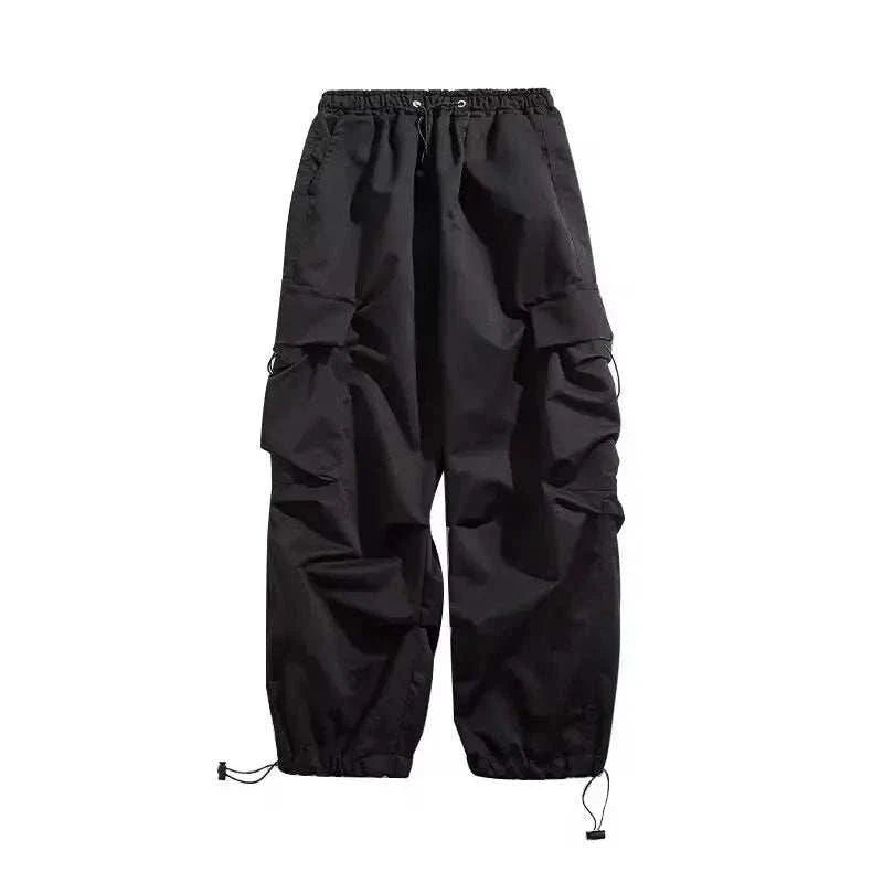 Trendy cargo pants for men, designed for a stylish streetwear look.