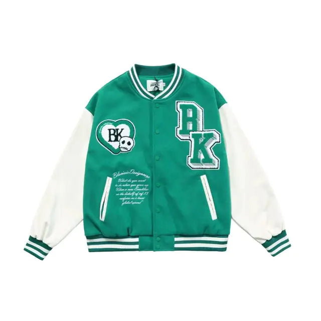 Retro Hip-Hop Y2K Street Jacket: Bold, Stylish, and Full of Vibes.