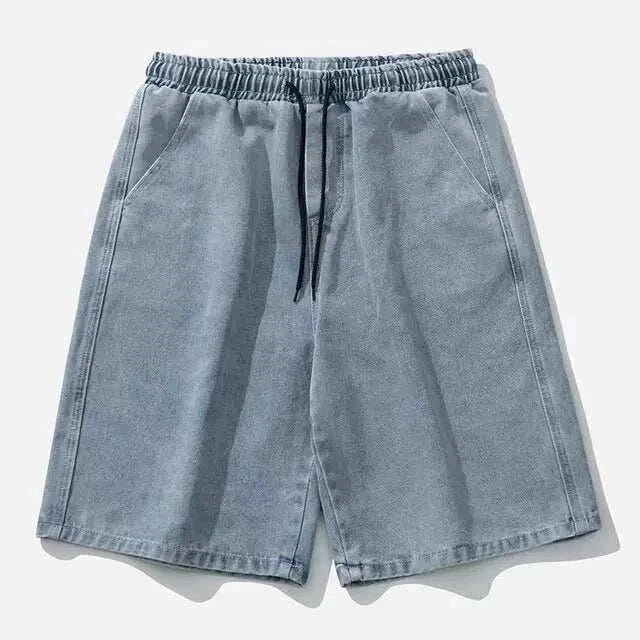 Men's Vintage Street Clothing Denim Shorts experience the flair blend