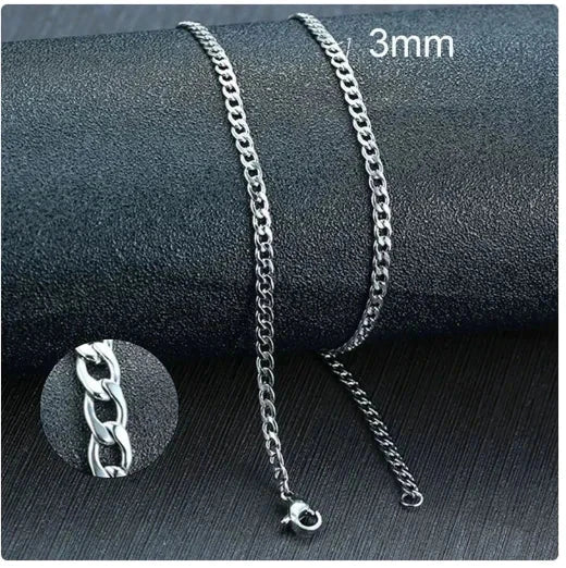 Durable stainless steel Cuban necklaces perfect for both men and women